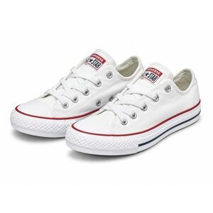 Converse All Star Shoes Youth 2 White Good Platform Low Top Sneakers 372862F